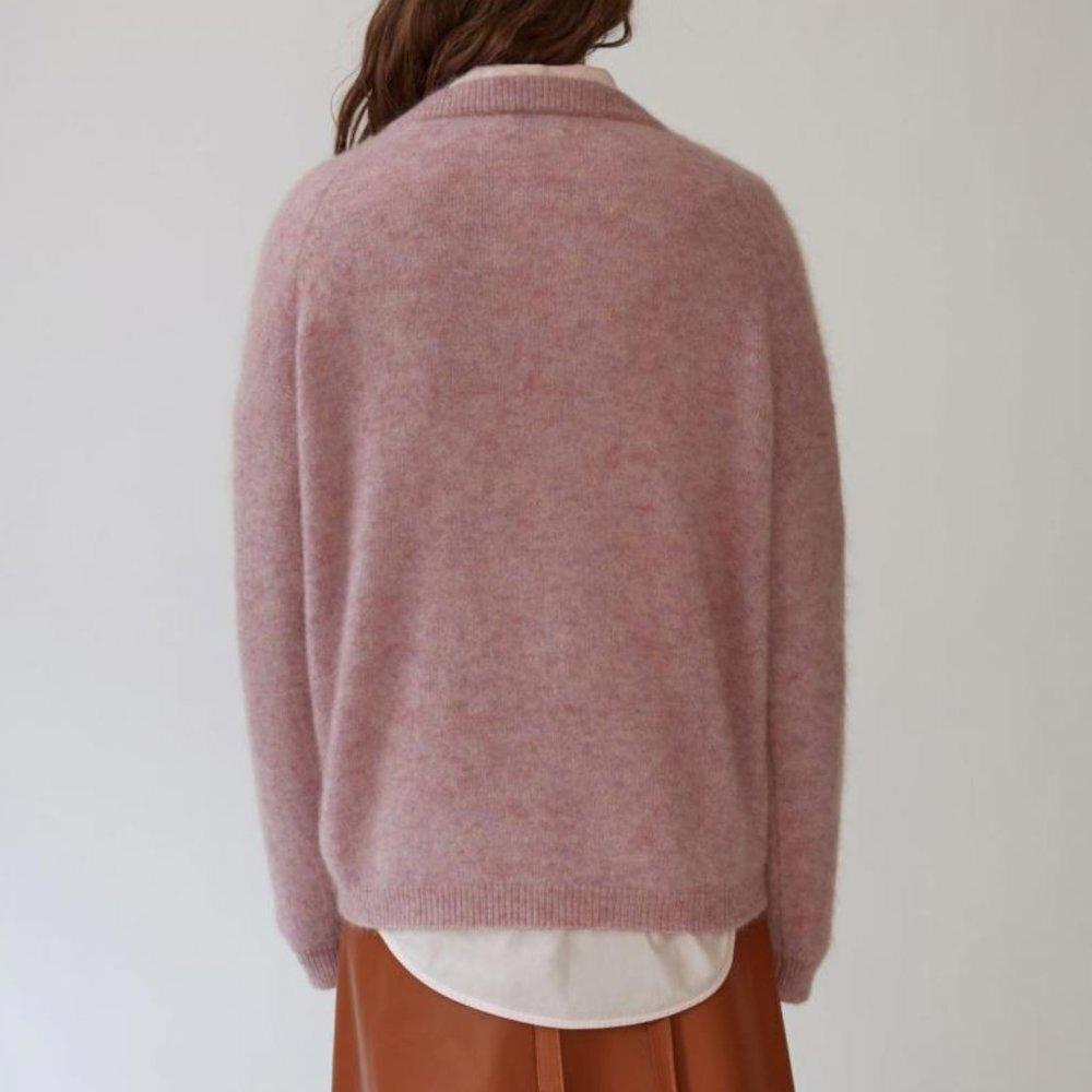 Soft Pink Women's Crewneck Sweater - Picture 9 of 12
